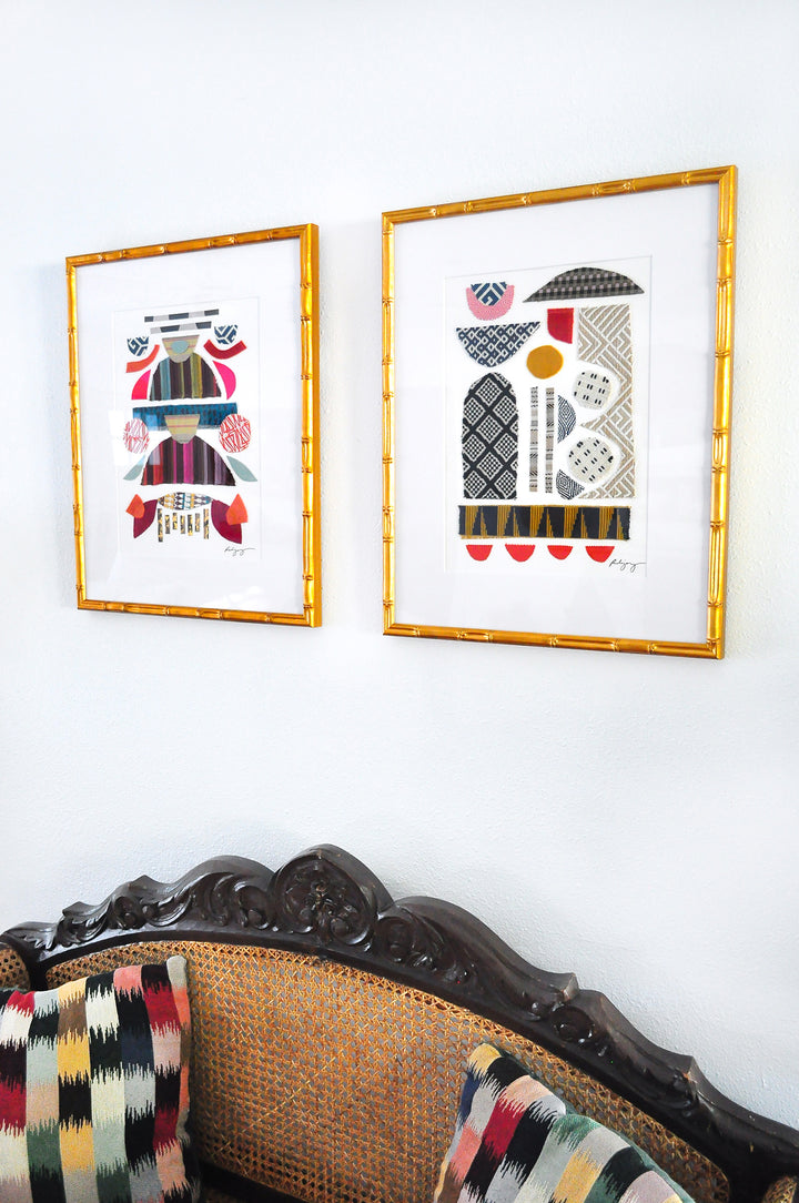 GYPSY - 17.5 x 21.5 - FRAMED COLLAGE