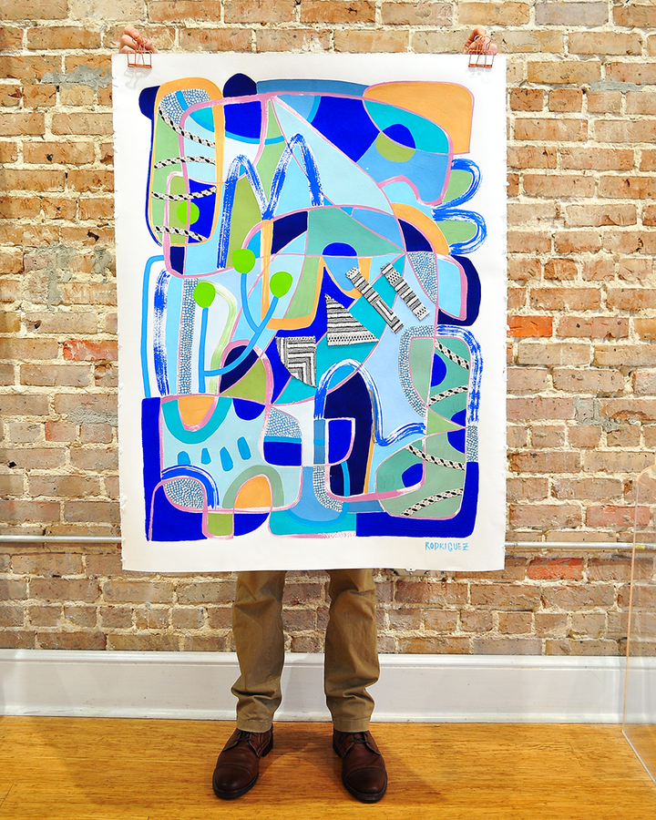 Cool, Calm, And Collected - 32x42 on paper