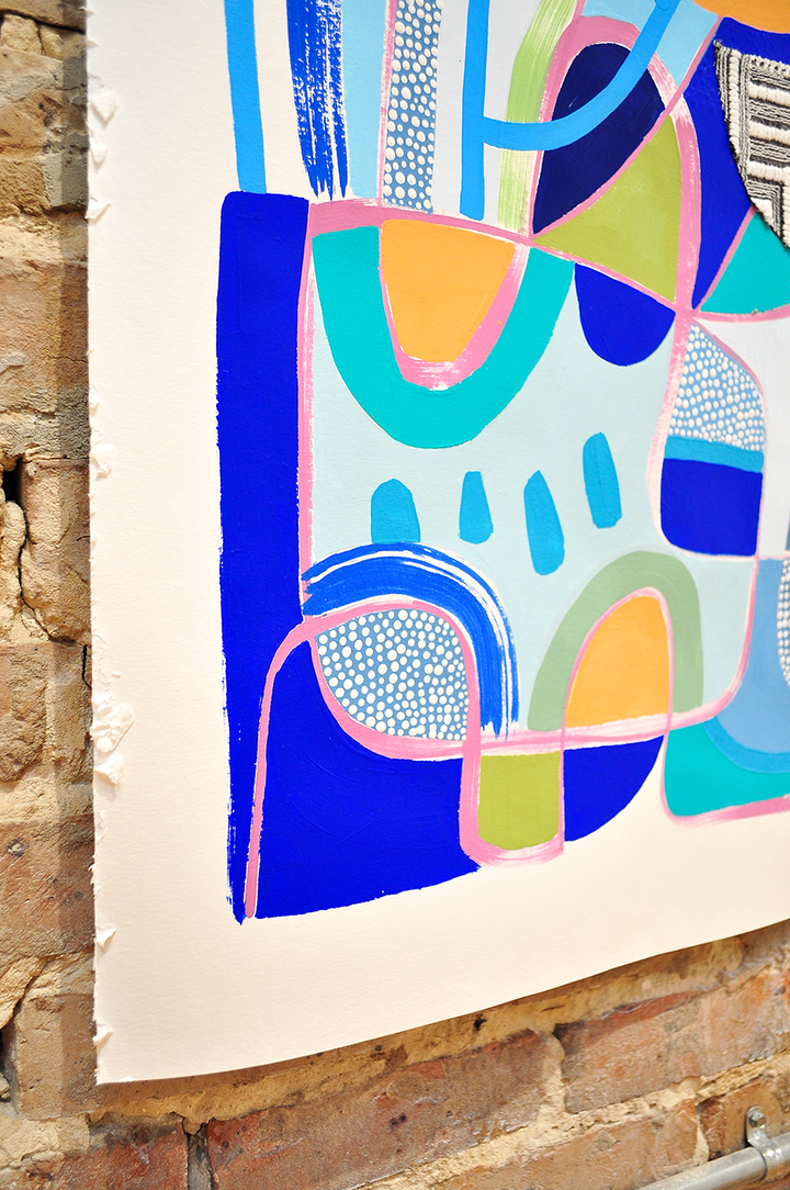 Cool, Calm, And Collected - 32x42 on paper