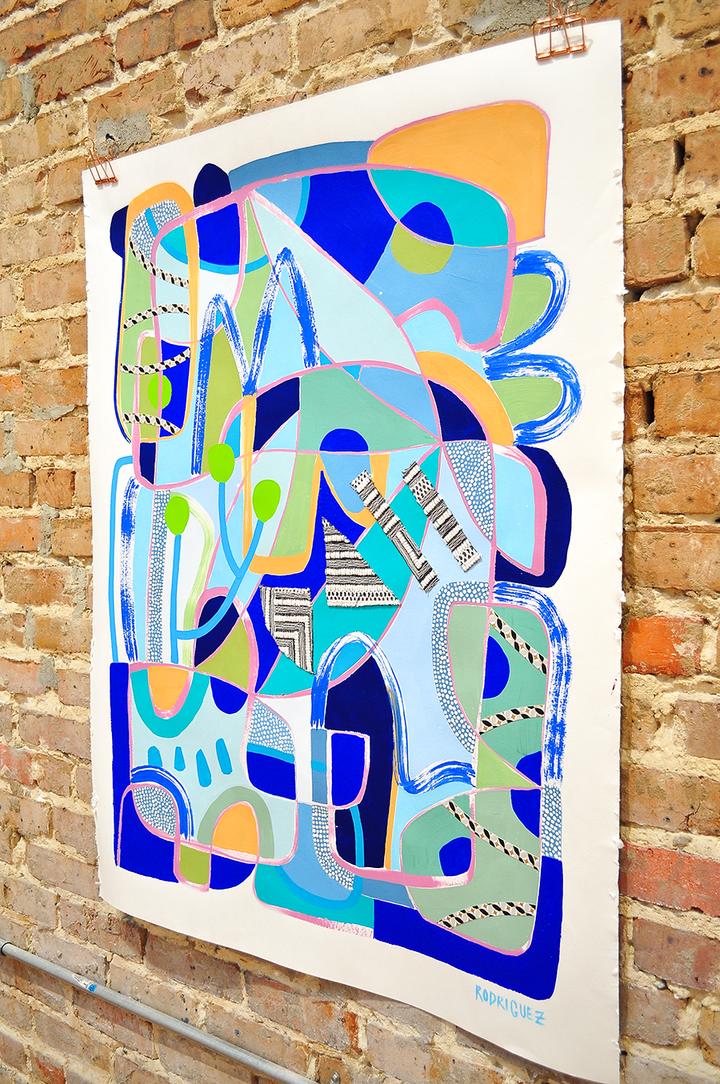 Cool, Calm, And Collected - 32x42 on paper