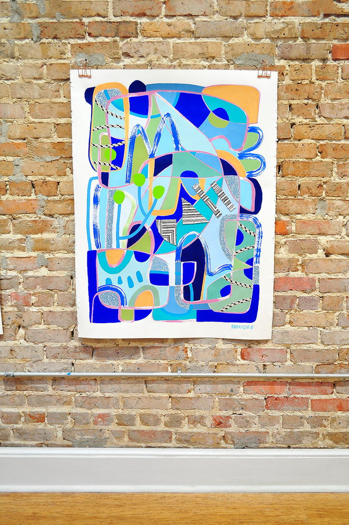 Cool, Calm, And Collected - 32x42 on paper