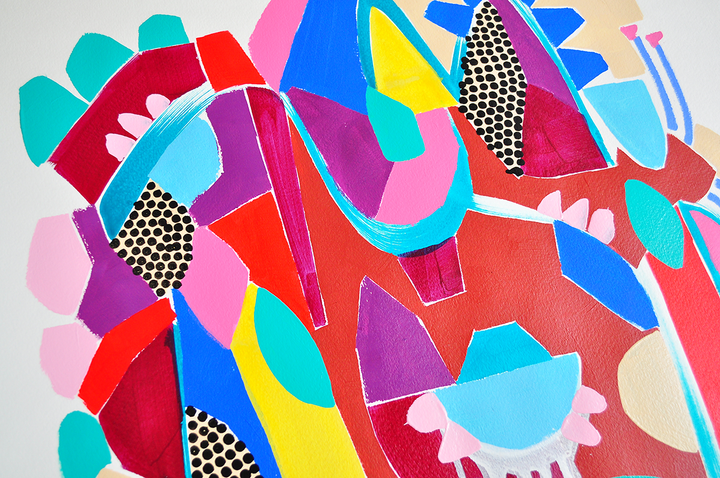 FLOATING LOTUS - 22x30 ON PAPER