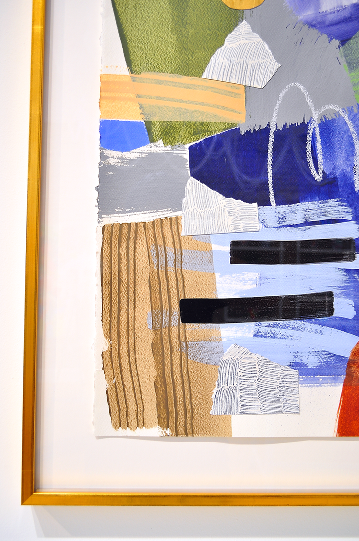 Lead The Way - 28x36 Framed Mixed Media