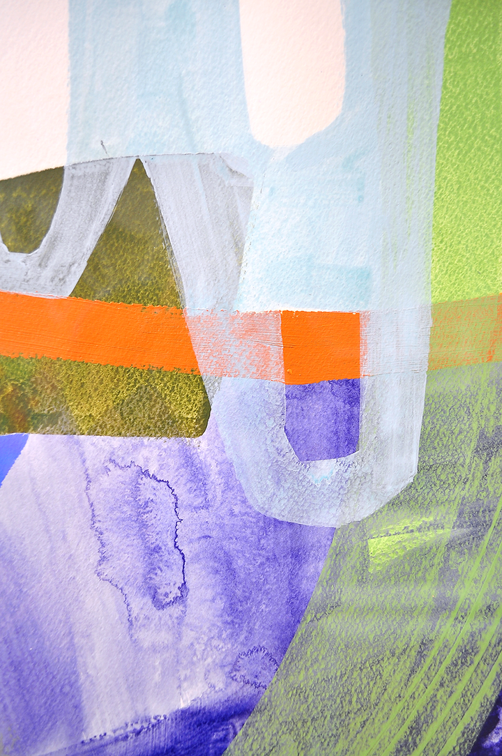 Lead The Way - 28x36 Framed Mixed Media