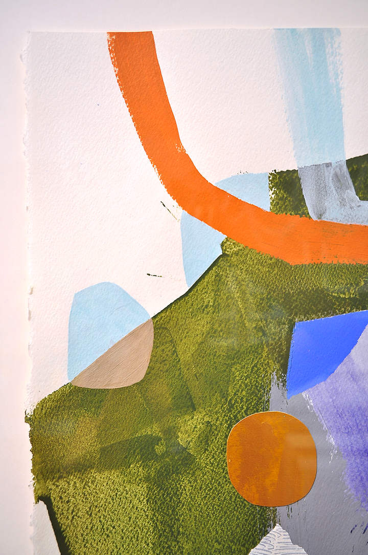 Lead The Way - 28x36 Framed Mixed Media