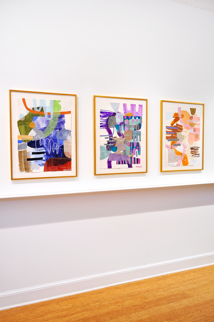 Lead The Way - 28x36 Framed Mixed Media