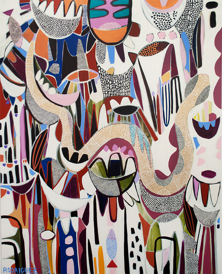 FURTHER DOWN THE RIVER - 60x48 ON CANVAS