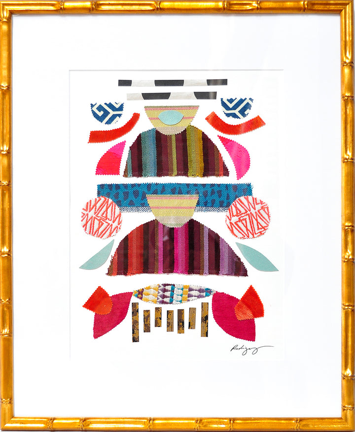 GYPSY - 17.5 x 21.5 - FRAMED COLLAGE