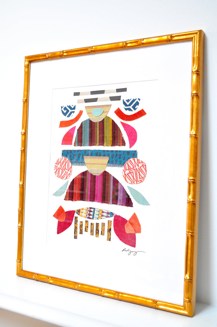 GYPSY - 17.5 x 21.5 - FRAMED COLLAGE