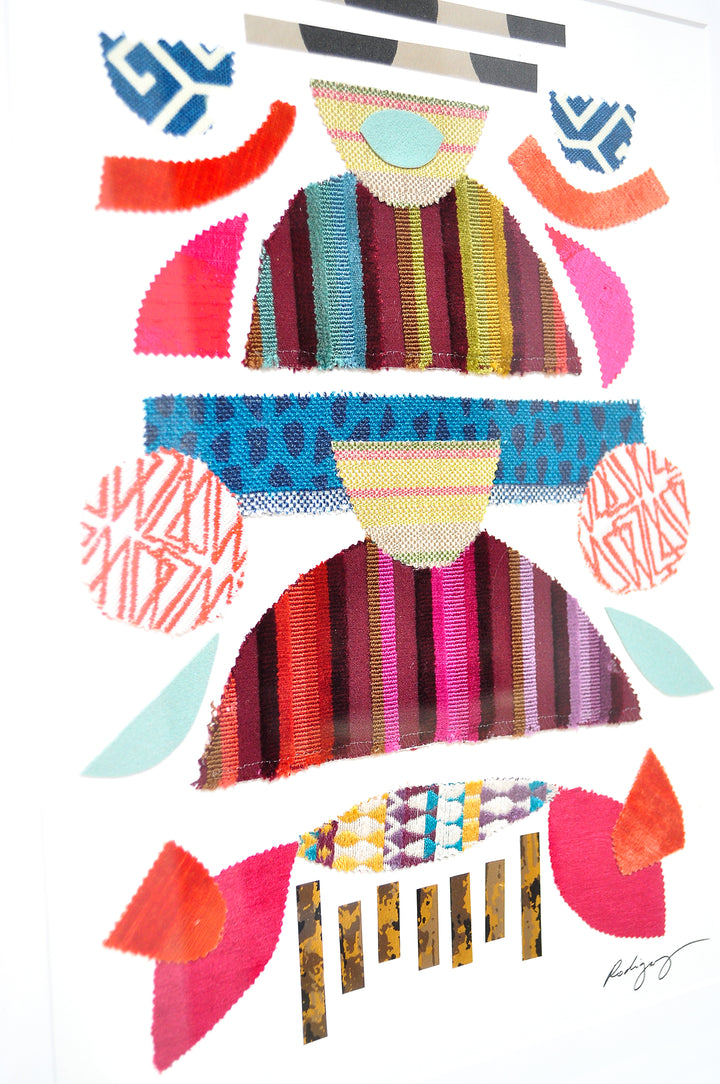 GYPSY - 17.5 x 21.5 - FRAMED COLLAGE