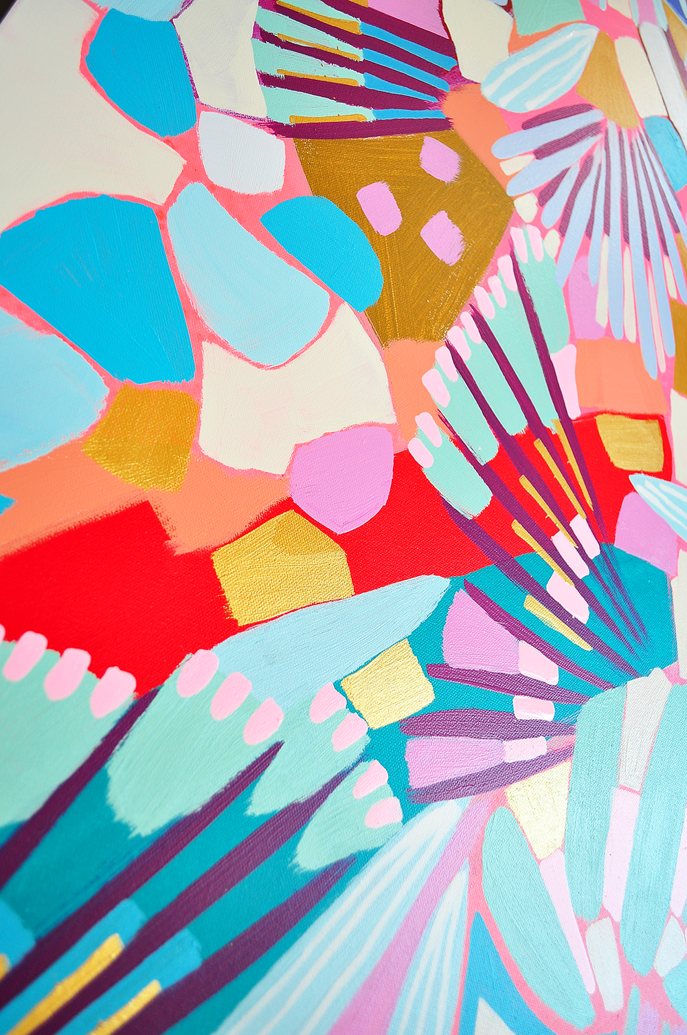 HONEY GARDEN - PRIVATE COMMISSION - 30x40 ON CANVAS