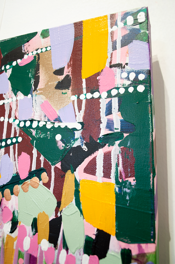 IN THE MEADOW - 24x424 ON CANVAS