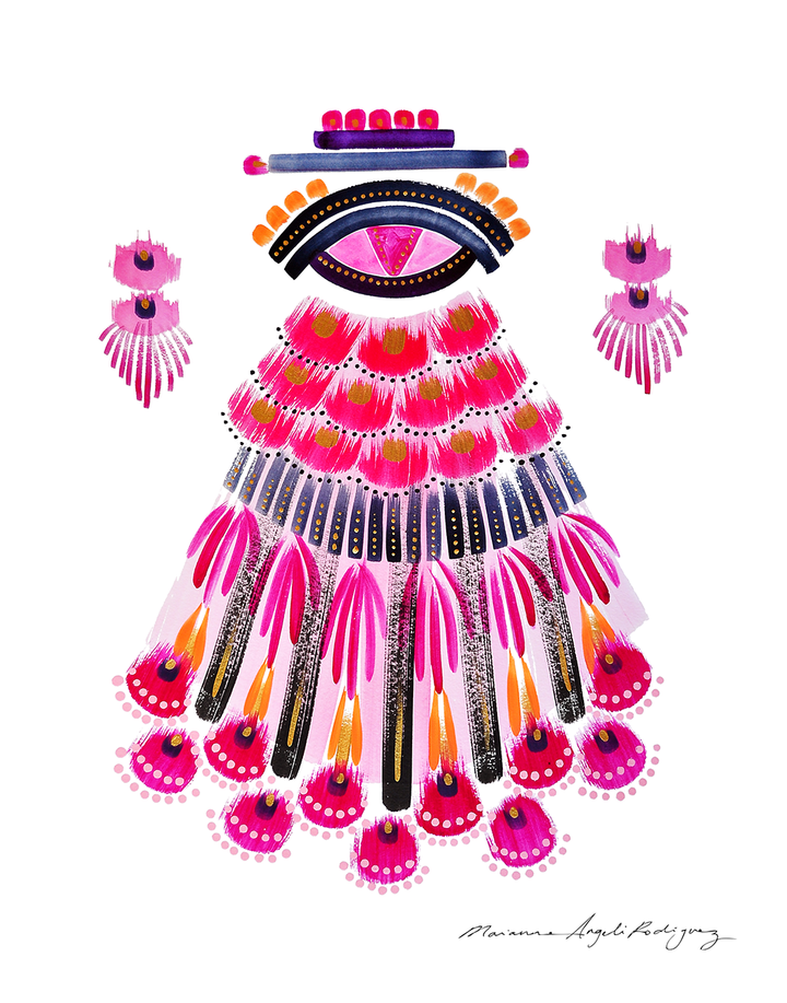 Contemporary art print by Marianne Angeli Rodriguez