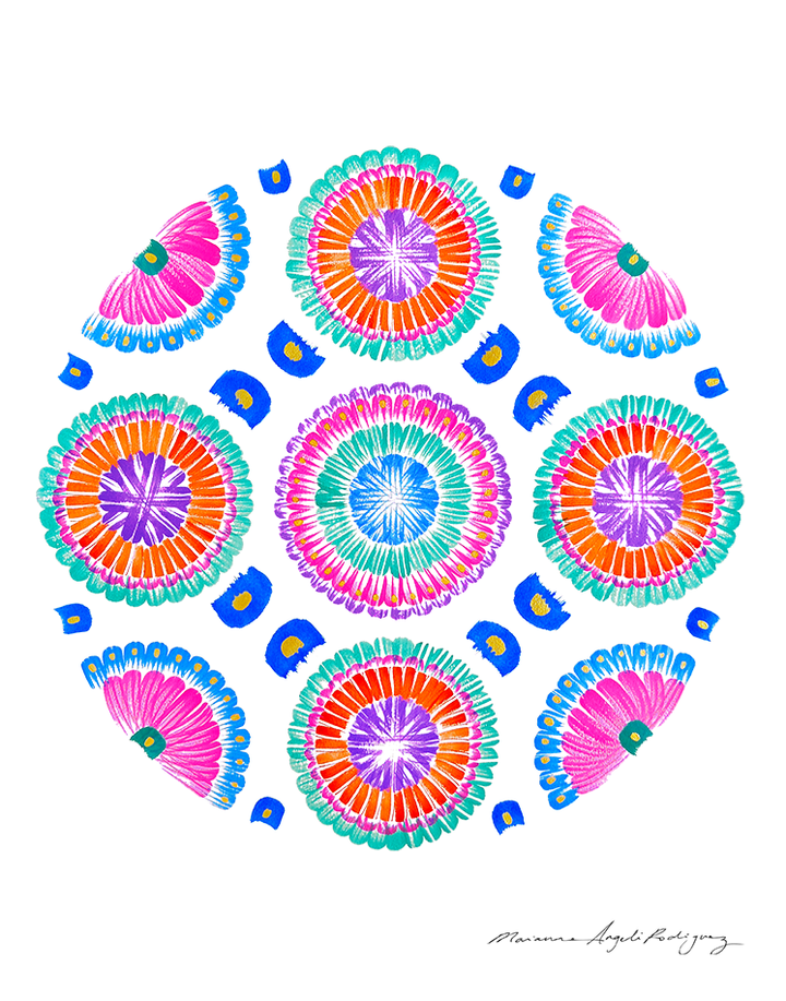 Contemporary art print by Marianne Angeli Rodriguez