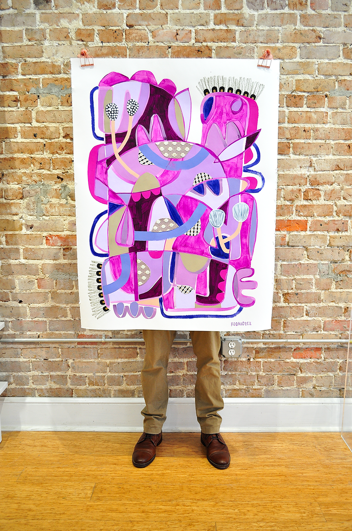 Level Up - 32x42 on paper