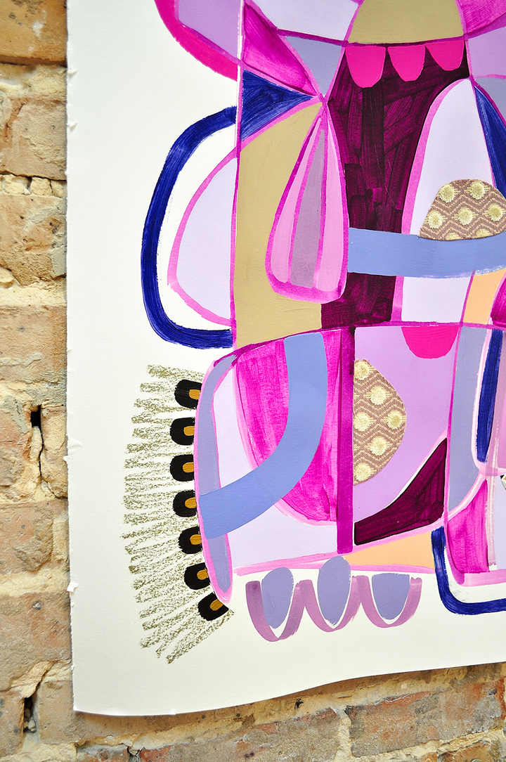 Level Up - 32x42 on paper