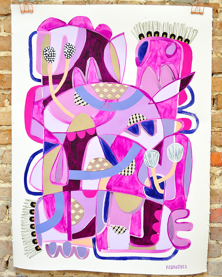 Level Up - 32x42 on paper