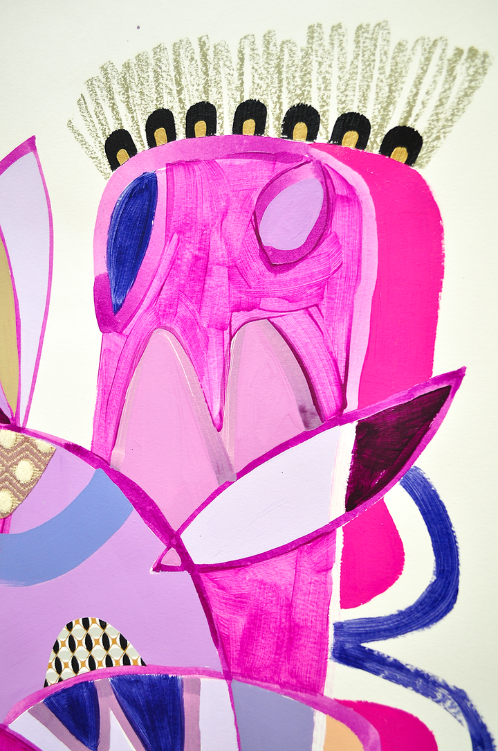 Level Up - 32x42 on paper