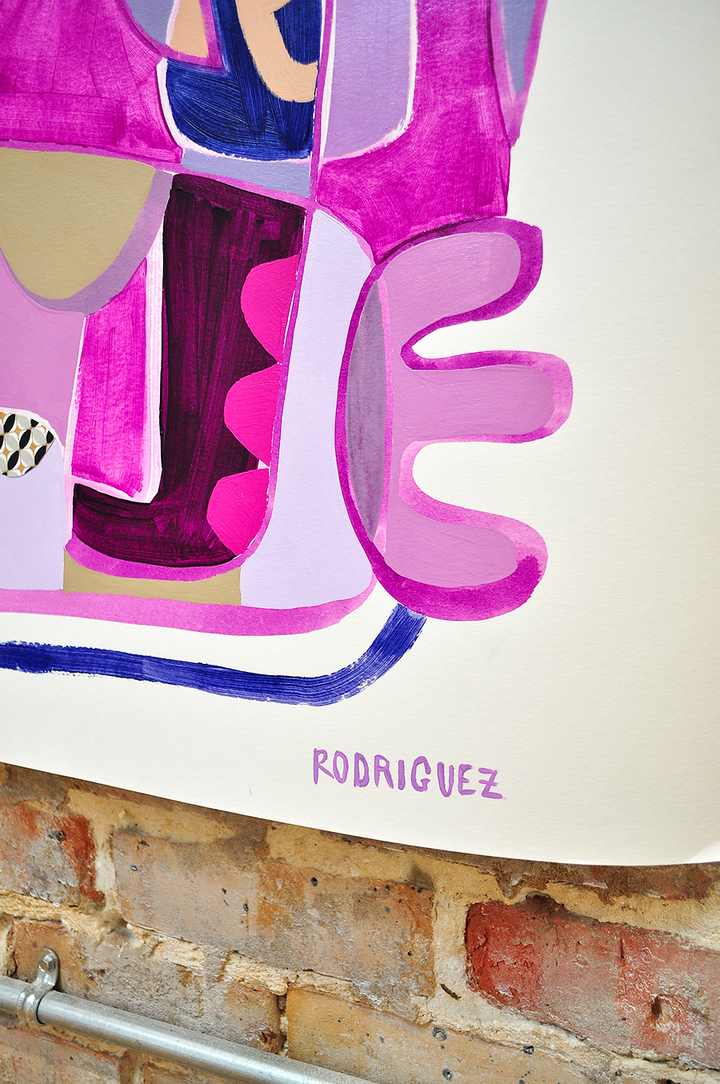 Level Up - 32x42 on paper