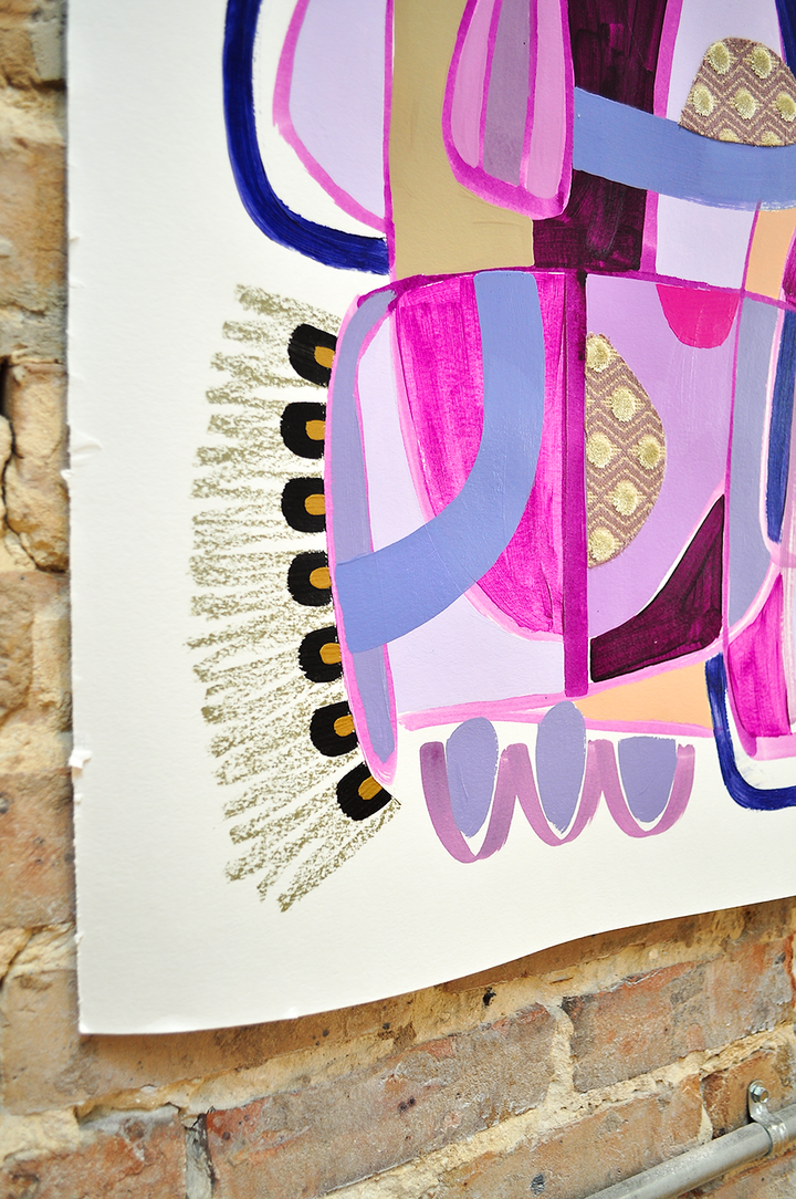 Level Up - 32x42 on paper