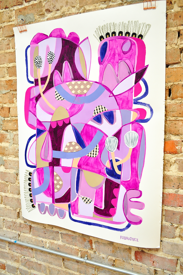 Level Up - 32x42 on paper