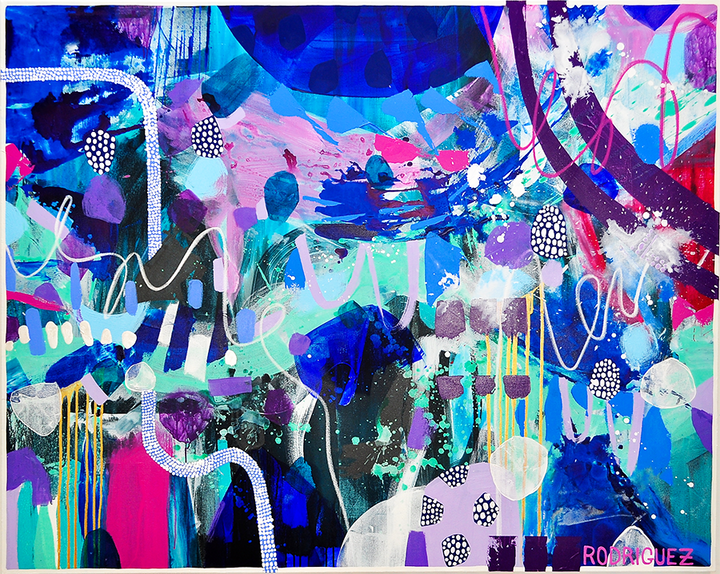 LOST IN YOUR COSMIC RADIANCE - 60x48 on Canvas