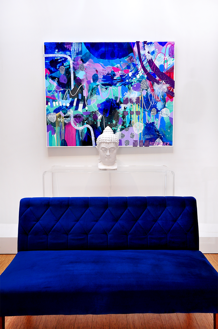 LOST IN YOUR COSMIC RADIANCE - 60x48 on Canvas