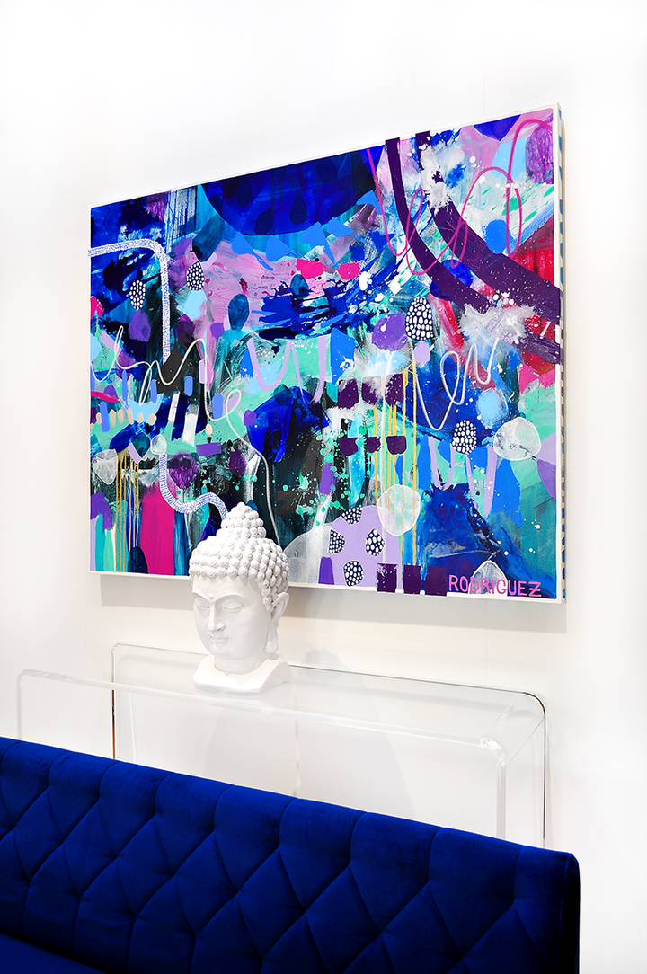 LOST IN YOUR COSMIC RADIANCE - 60x48 on Canvas