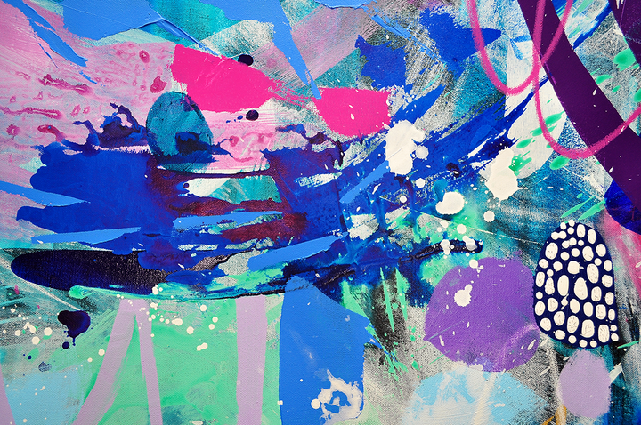 LOST IN YOUR COSMIC RADIANCE - 60x48 on Canvas