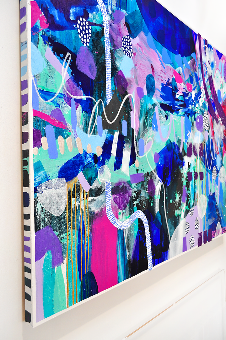 LOST IN YOUR COSMIC RADIANCE - 60x48 on Canvas