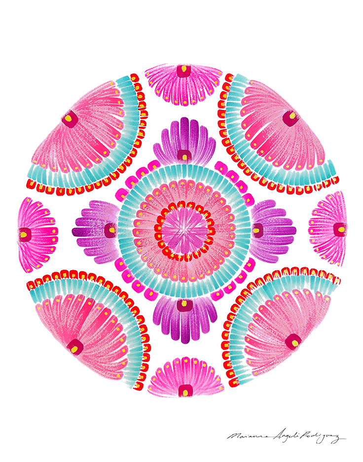 Contemporary art print by Marianne Angeli Rodriguez