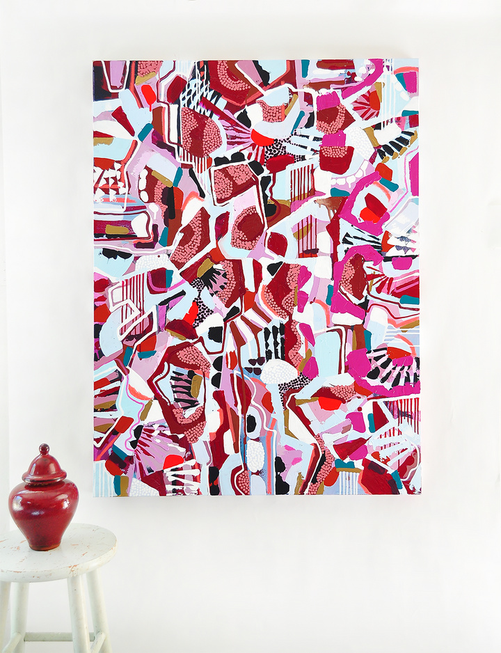 MAP TO KALINGA 48x36 ON CANVAS