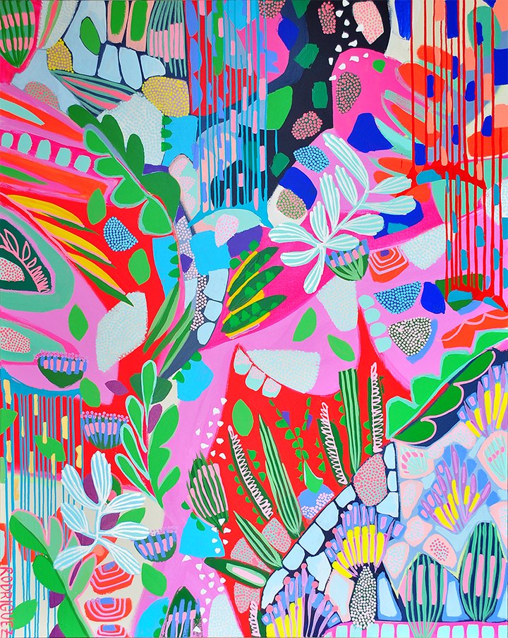 WONDERLAND 60X48 ON CANVAS