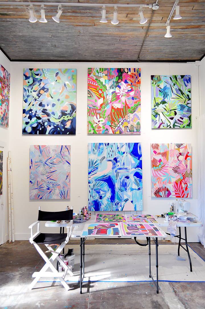 YOUR HEART IS THE SIZE OF THE OCEAN 60X48 ON CANVAS