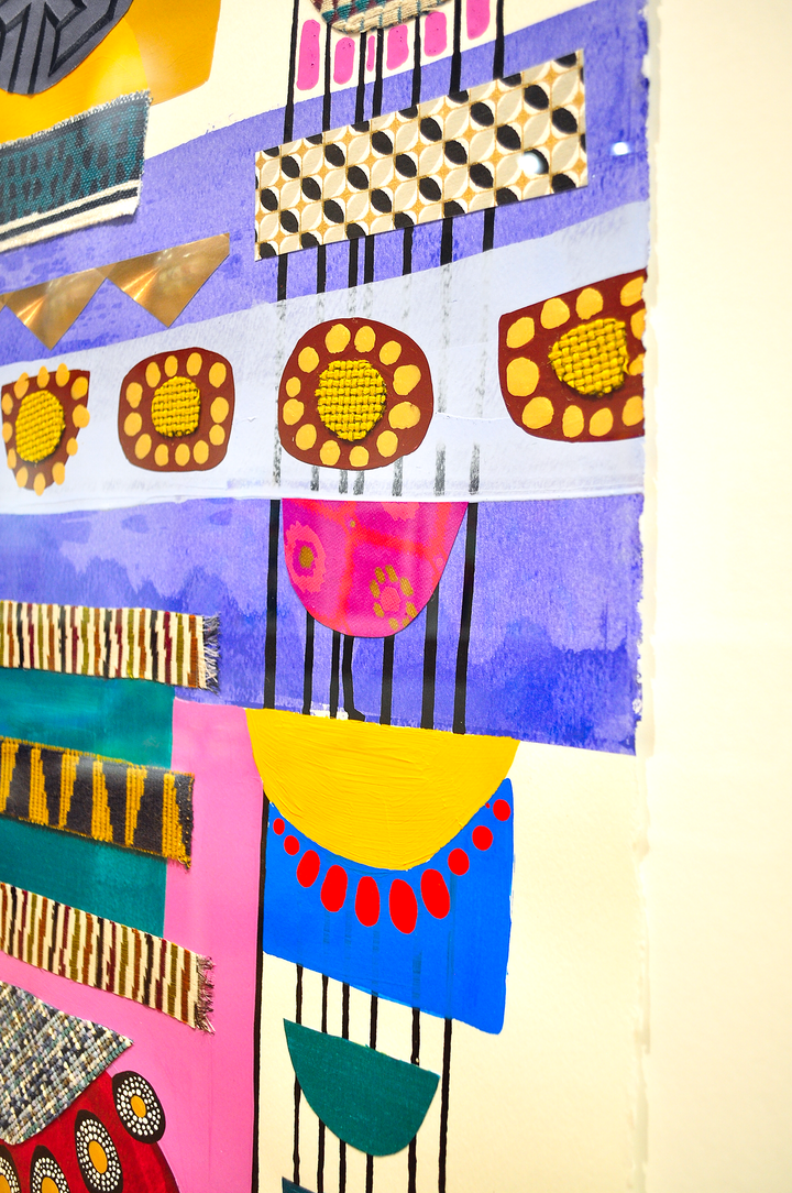 Now or Never - 29x38 Framed Mixed Media