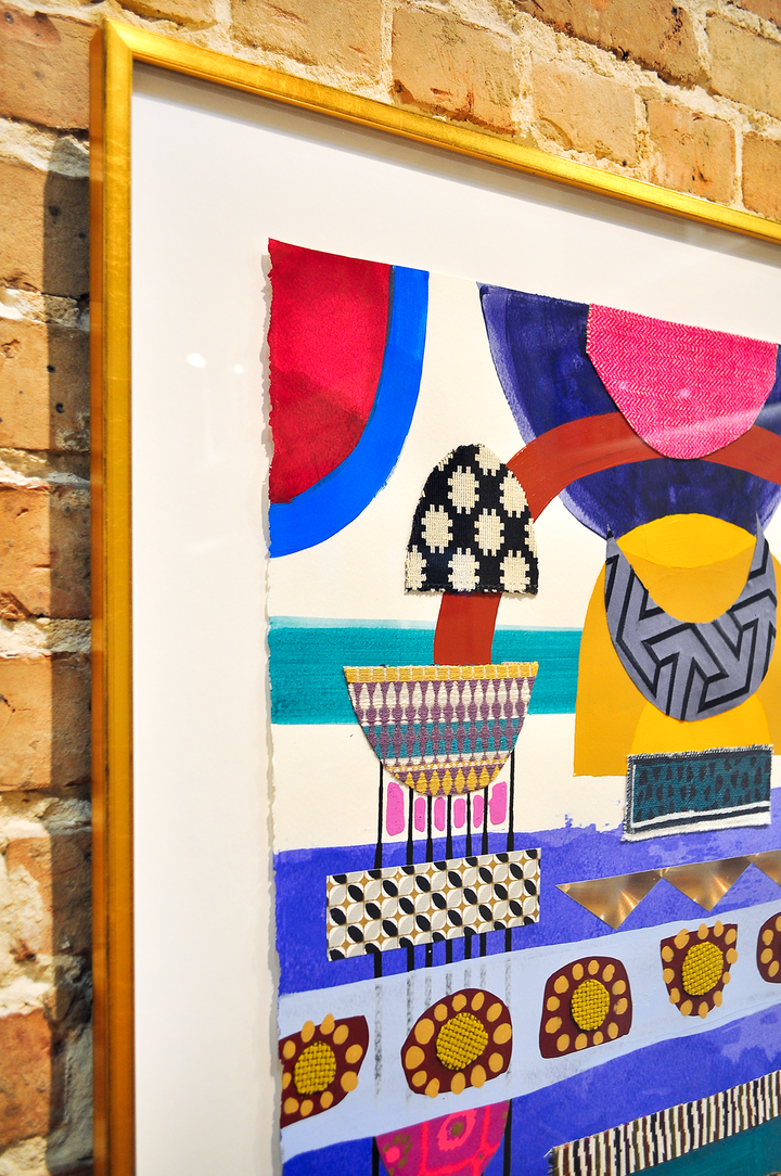 Now or Never - 29x38 Framed Mixed Media