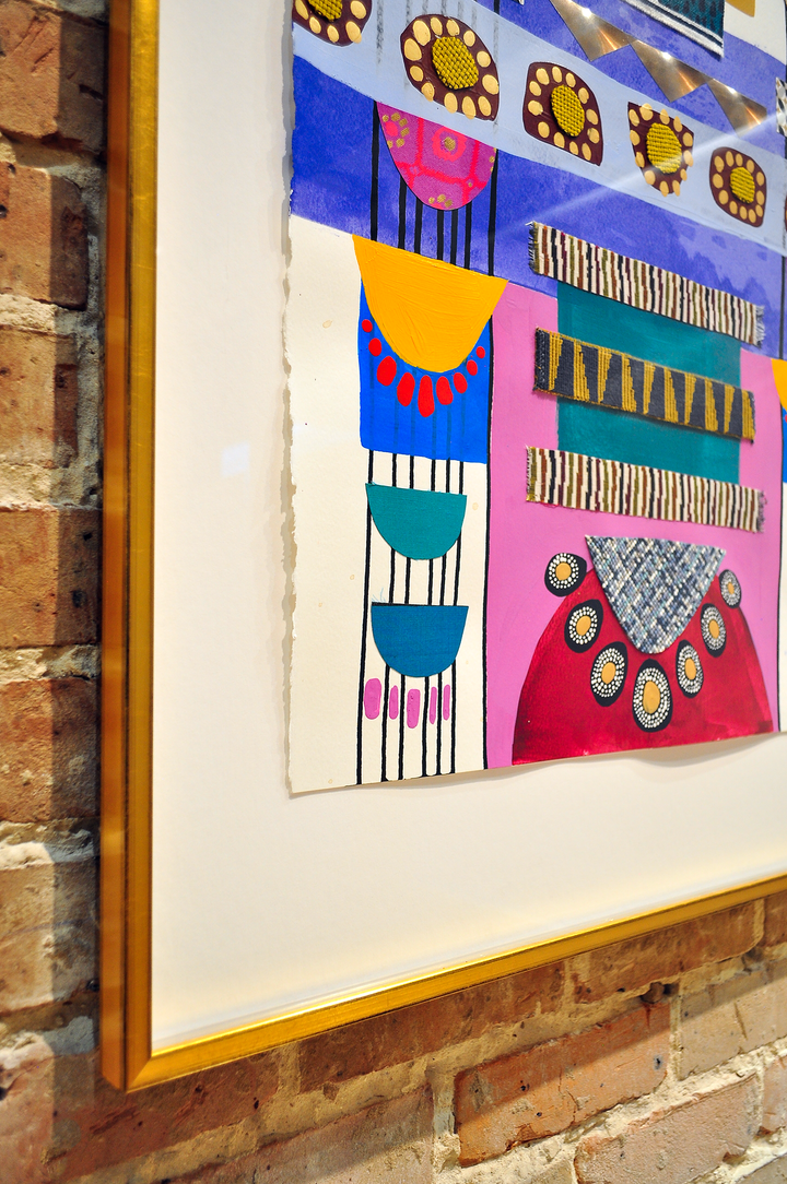 Now or Never - 29x38 Framed Mixed Media