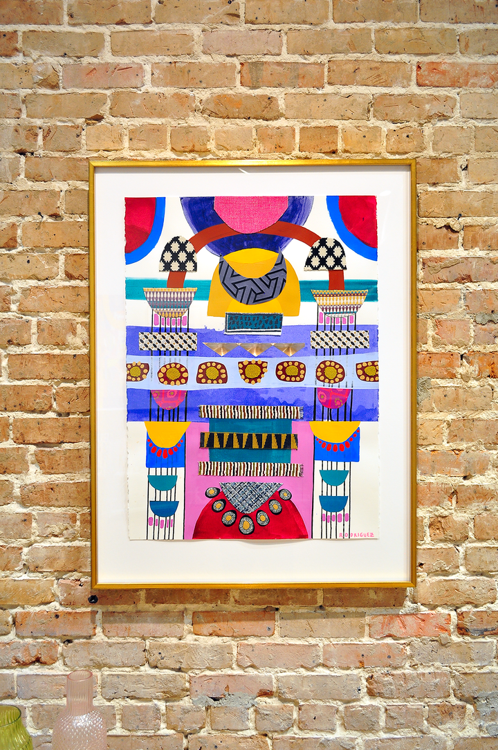 Now or Never - 29x38 Framed Mixed Media