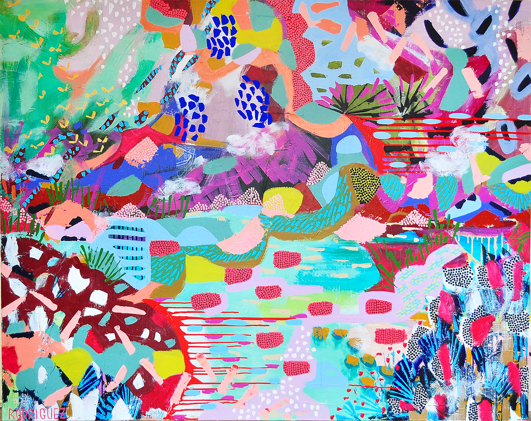 OASIS 60X48 ON CANVAS