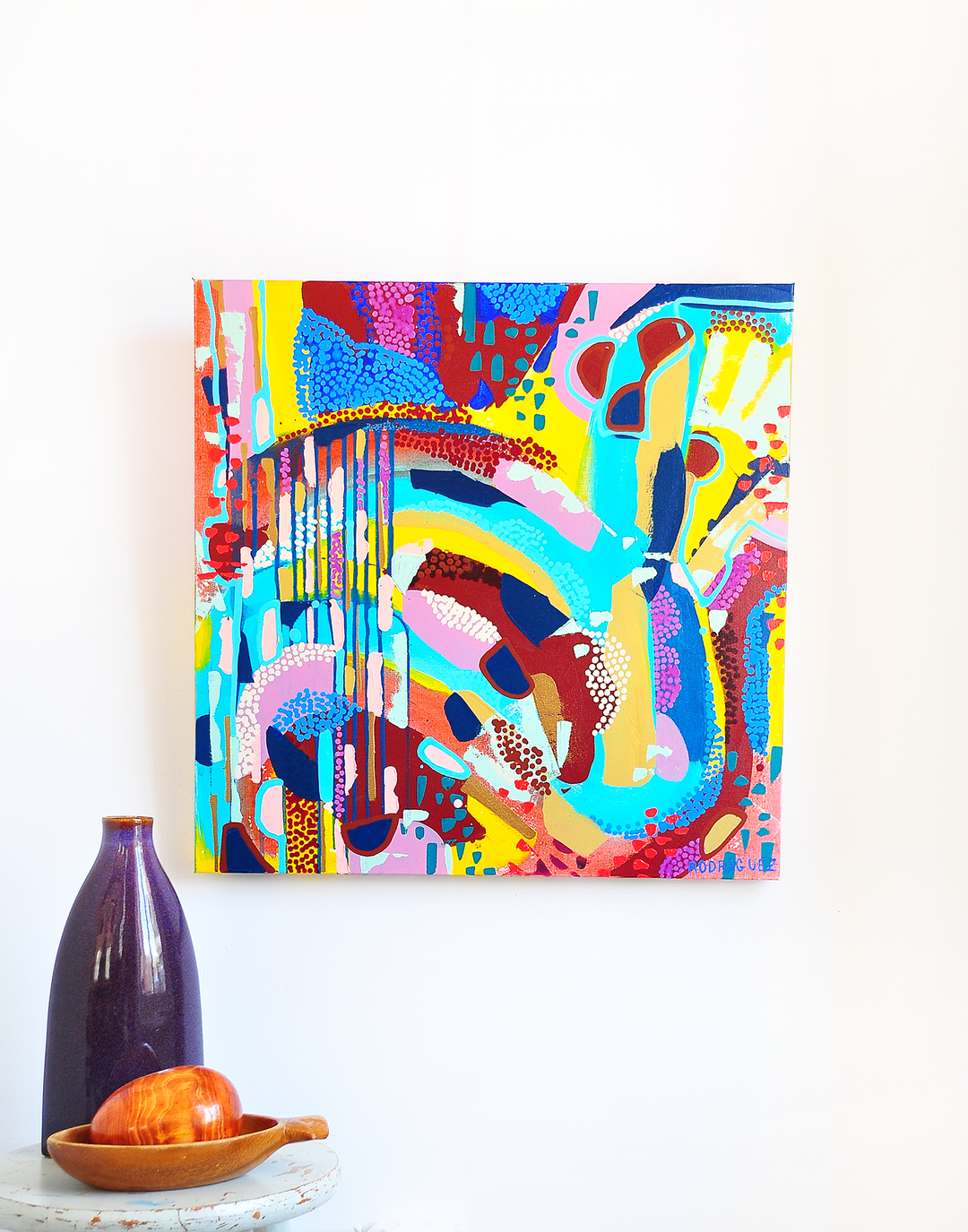 ON THE ISLAND 24x24 ON CANVAS