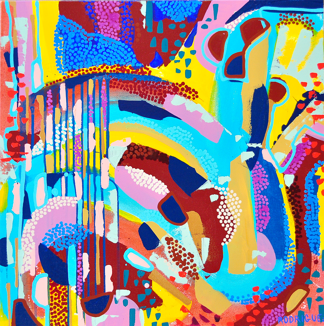 ON THE ISLAND 24x24 ON CANVAS