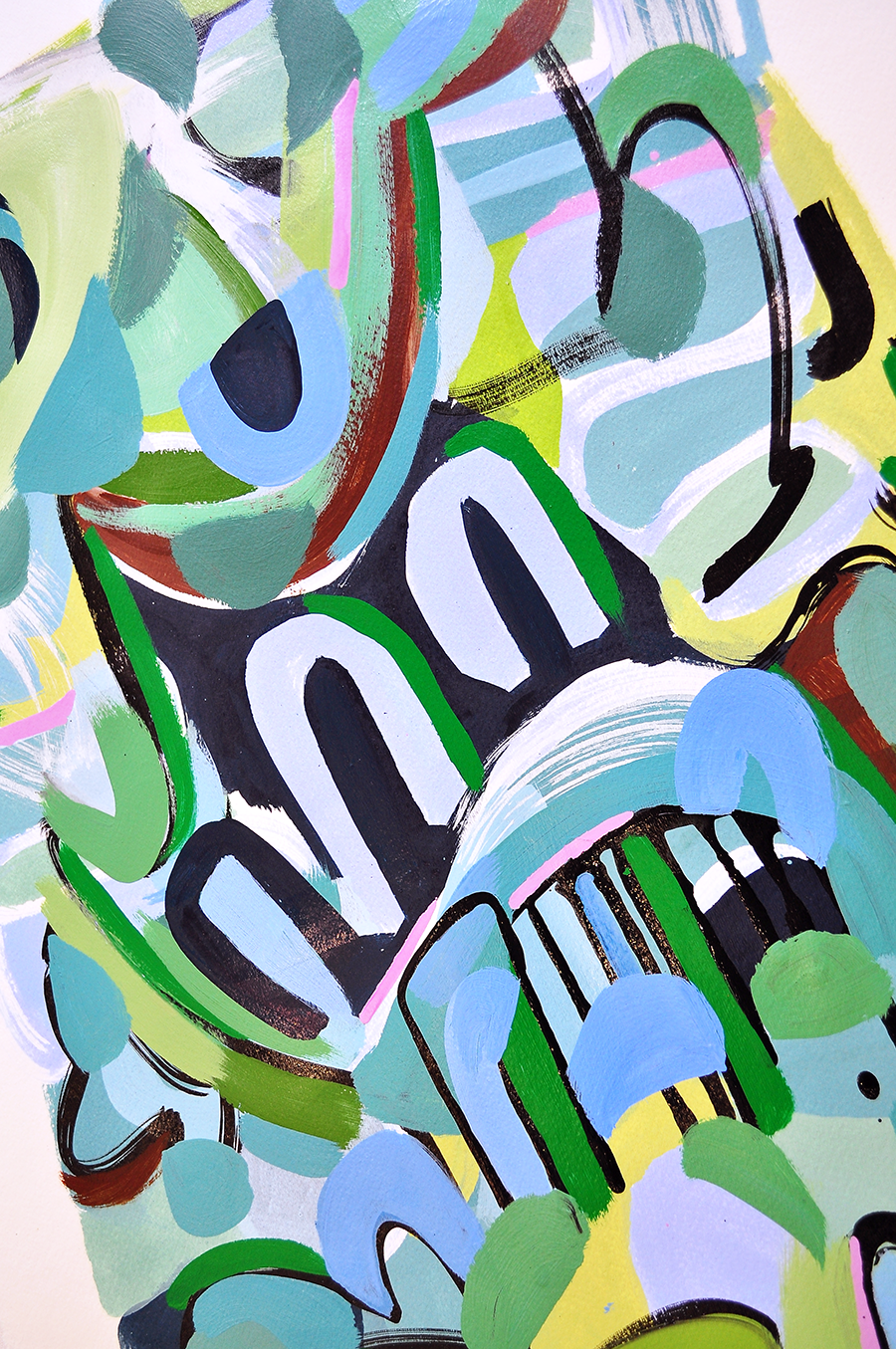 OVER THE HILL 22X30 ON PAPER