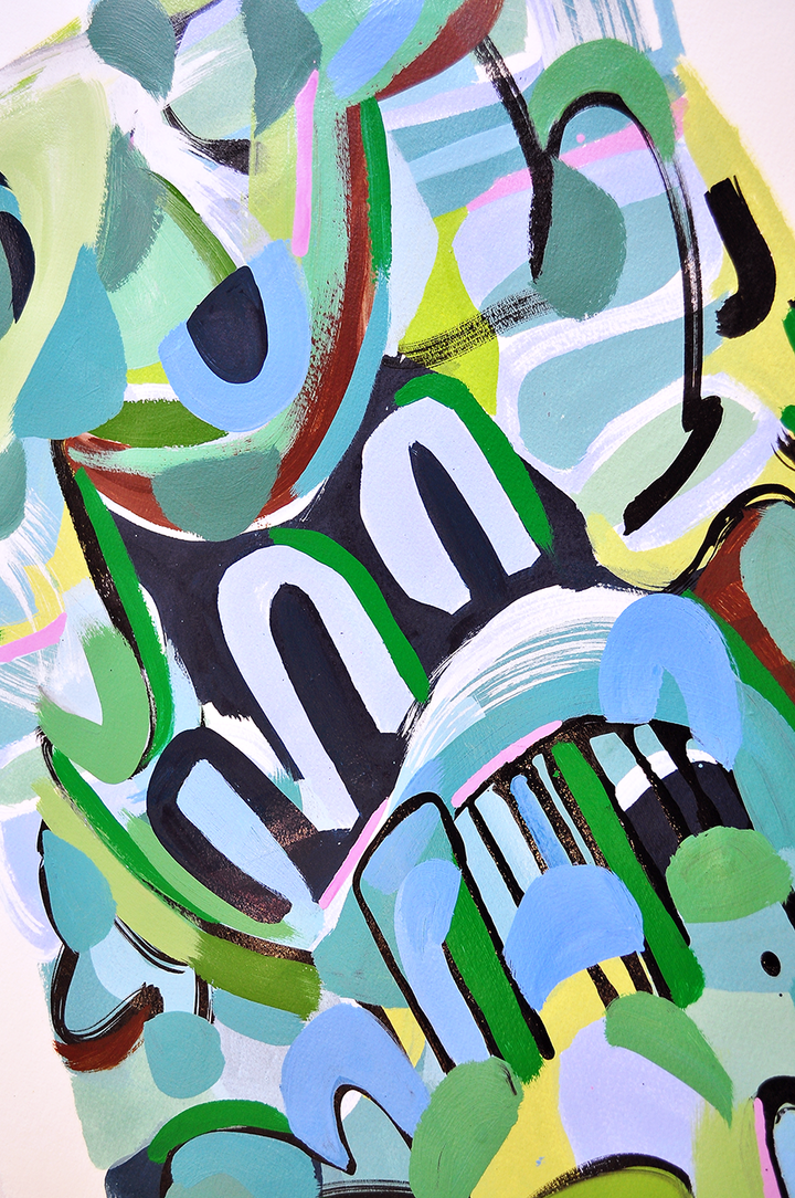 OVER THE HILL 22X30 ON PAPER