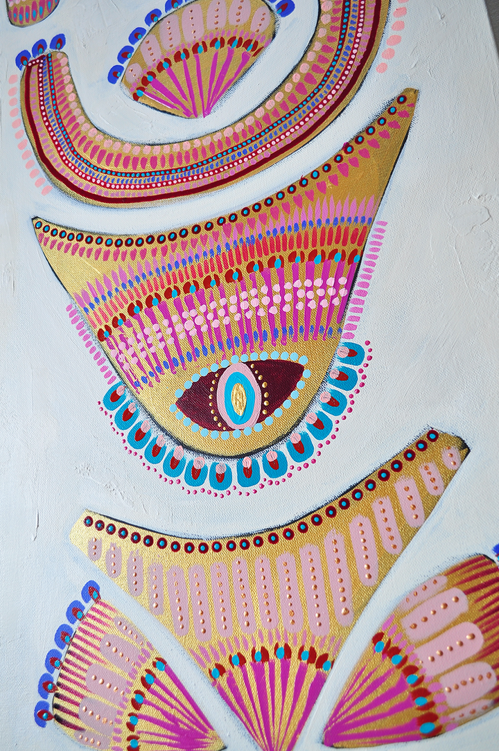 RELIC II 40x16 ON CANVAS