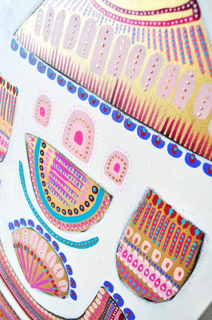 RELIC II 40x16 ON CANVAS