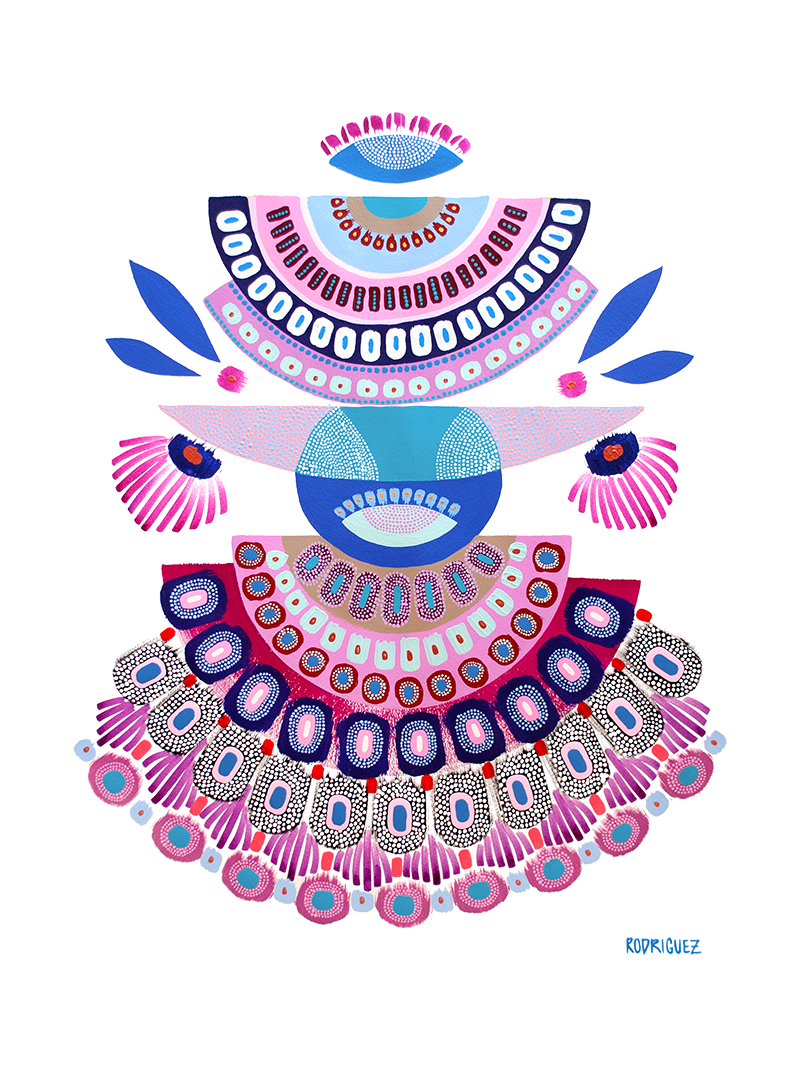 Contemporary art print by Marianne Angeli Rodriguez