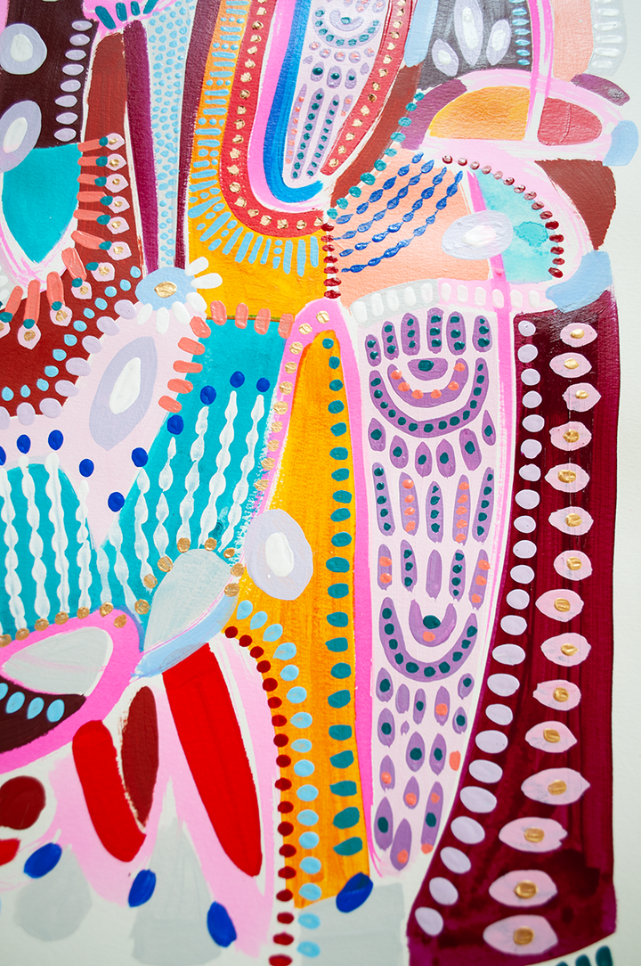 SNAKES AND LADDERS II - 18X24 ON PAPER