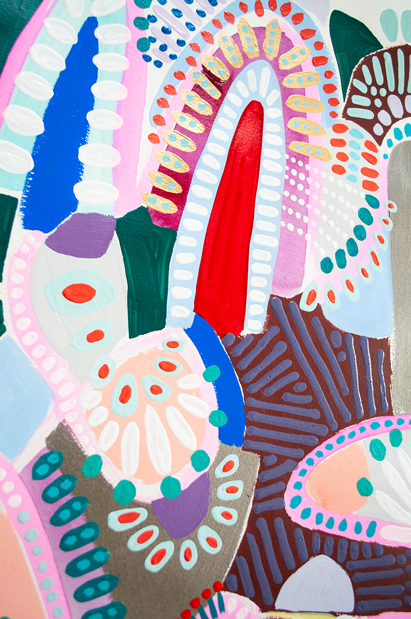 SNAKES AND LADDERS I - 18X24 ON PAPER