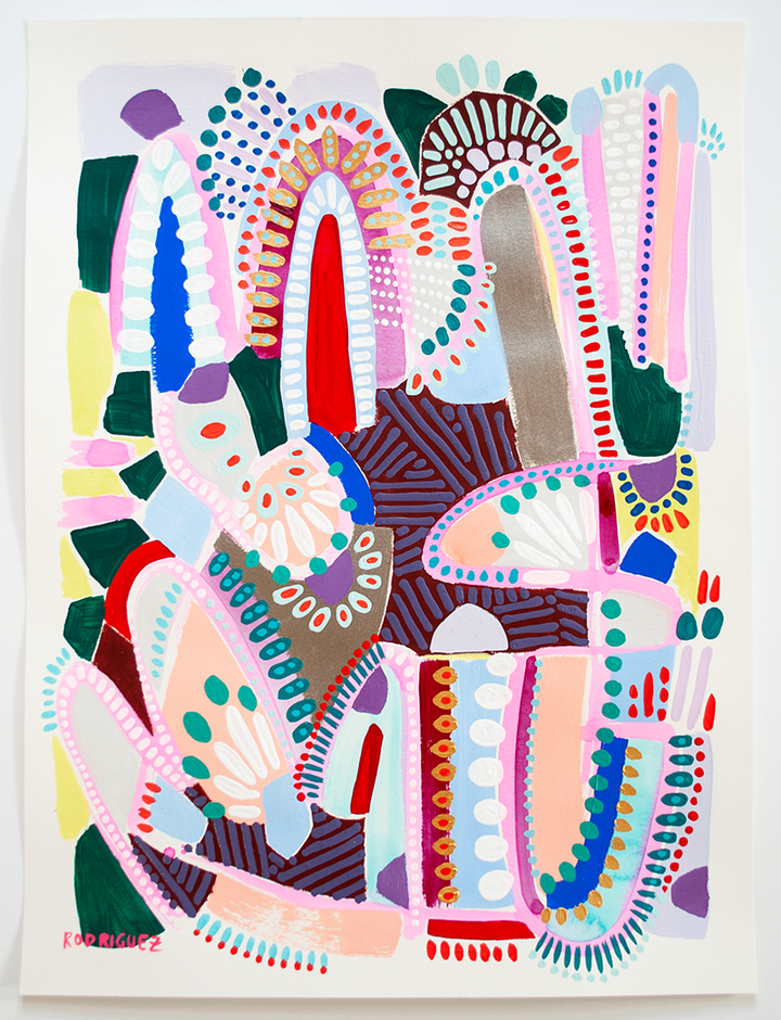 SNAKES AND LADDERS I - 18X24 ON PAPER