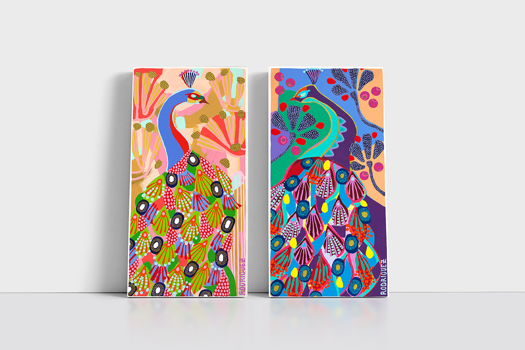 Ophelia - Peacock - Canvas Print